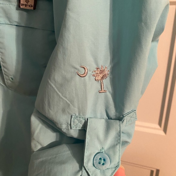 New Columbia shirt large teal - Picture 2 of 5